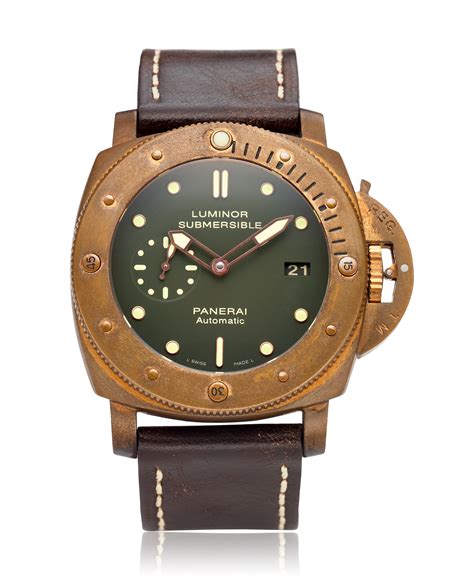 panerai submersible 42mm bronze.